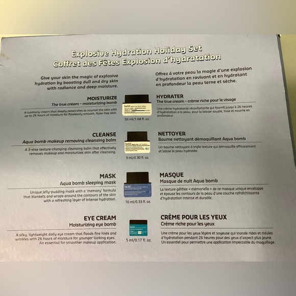 NEW Belif hydration holiday set of 4. - Picture 5 of 7